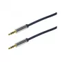 LogiLink CA10050 3.5mm TRS isane kuni 3.5mm TRS isane stereo helikaabel, metallist pistikud, sinine, 0.5m