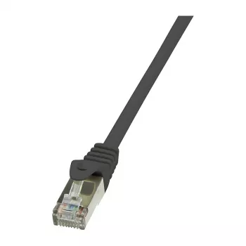LogiLink Cat.6 F/UTP patch-kaabel, 0,25m, must, EconLine