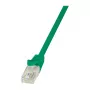 LogiLink Cat.6 U/UTP Gigabit Ethernet Patch-kaabel, 1,5 m, roheline, Snagless, CCA, 250 MHz, RJ45