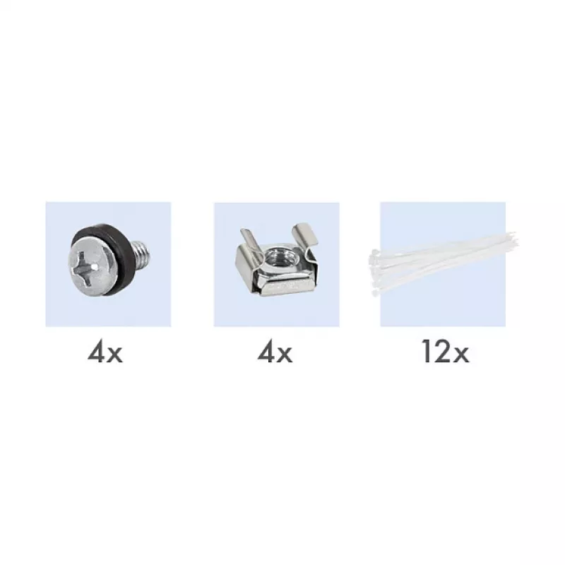LogiLink Cat.6A patch-paneel 24-pordine UTP, 1U, 90° IDC
