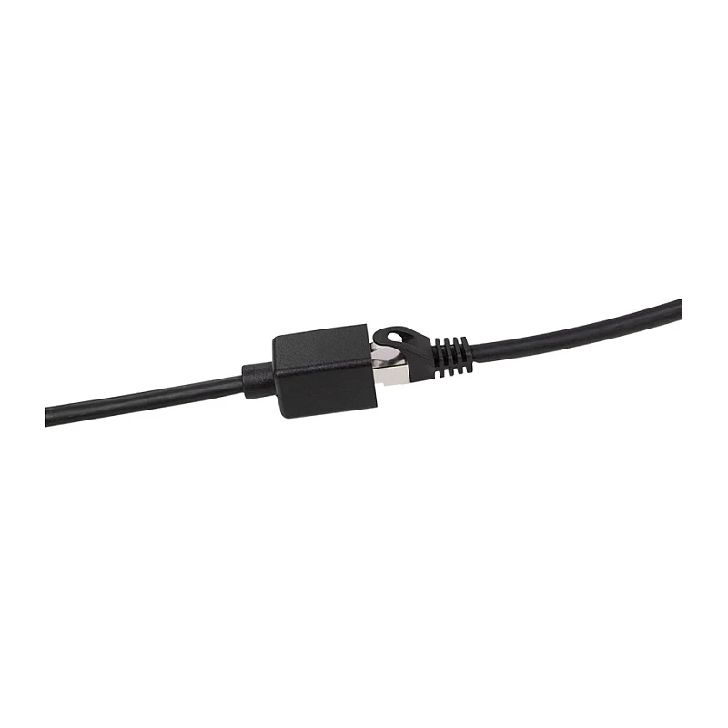 LogiLink Cat.6A Premium Patch-kaabli pikendus, S/FTP, must, 3 m