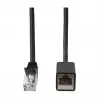 LogiLink Cat.6A Premium Patch-kaabli pikendus, S/FTP, must, 3 m