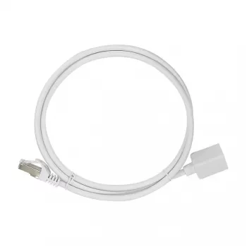 Logilink Cat.6A S/FTP Premium patchkaabli pikendus - valge, 5 m (RJ45 isane emasele)