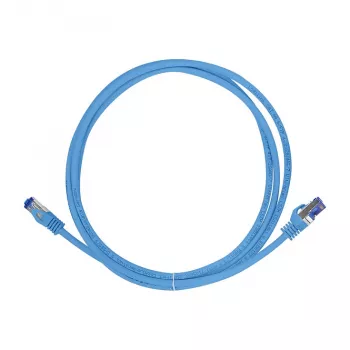 LogiLink Cat.6A S/FTP Ultraflex patch-kaabel, GHMT-sertifikaadiga, sinine, 0,5 m