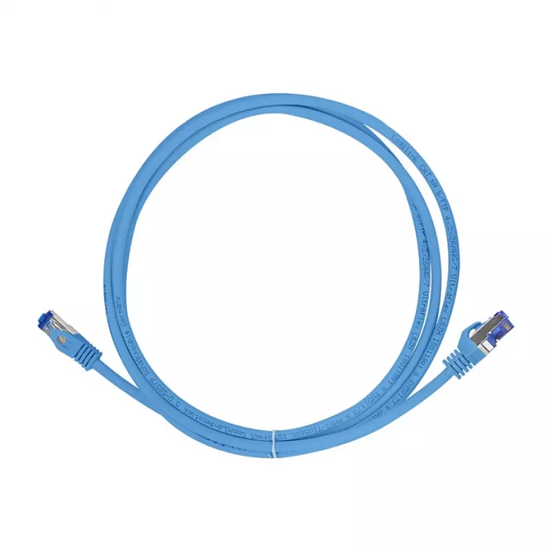 LogiLink Cat.6A S/FTP Ultraflex patch-kaabel, GHMT-sertifikaadiga, sinine, 0,5 m