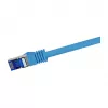 LogiLink Cat.6A S/FTP Ultraflex patch-kaabel, GHMT-sertifikaadiga, sinine, 0,5 m