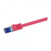 LogiLink Cat.6A S/FTP Ultraflex Patch-kaabel, GHMT sertifitseeritud, punane, 0,25 m
