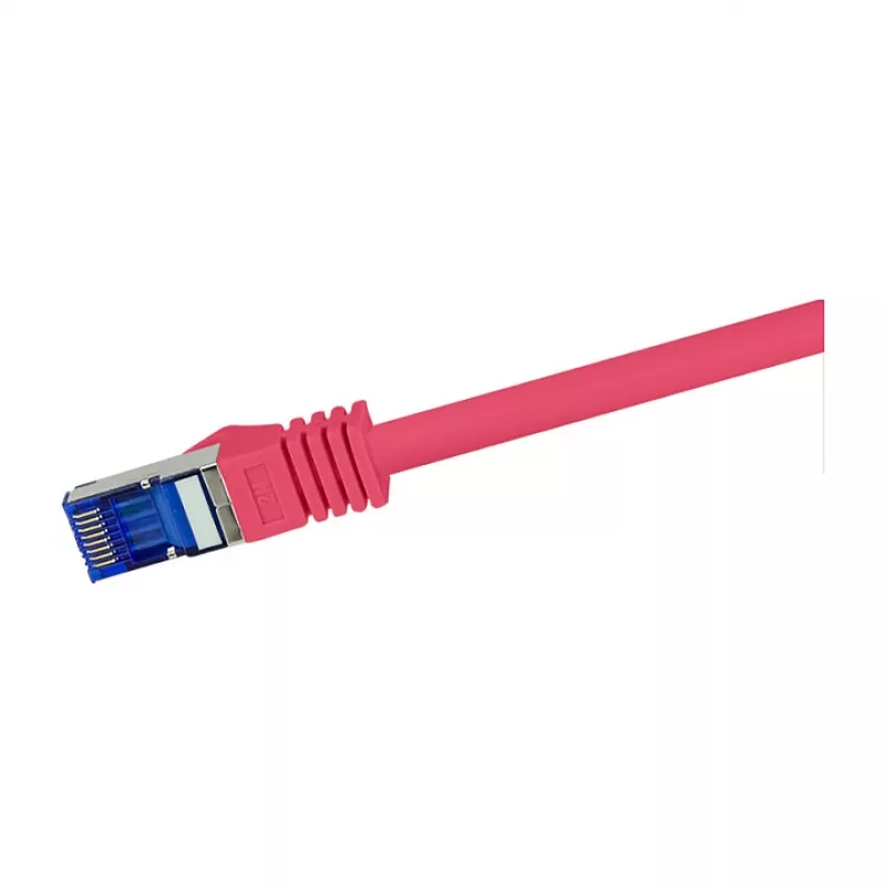 LogiLink Cat.6A S/FTP Ultraflex Patch-kaabel, GHMT sertifitseeritud, punane, 0,25 m