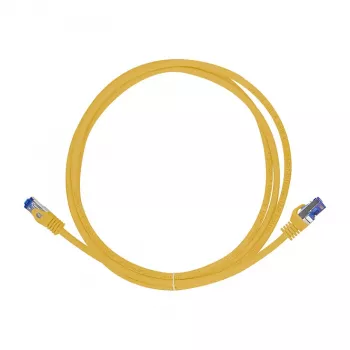 LogiLink Cat.6A S/FTP Ultraflex patchkaabel, GHMT sertifitseeritud, kollane, 0,25 m