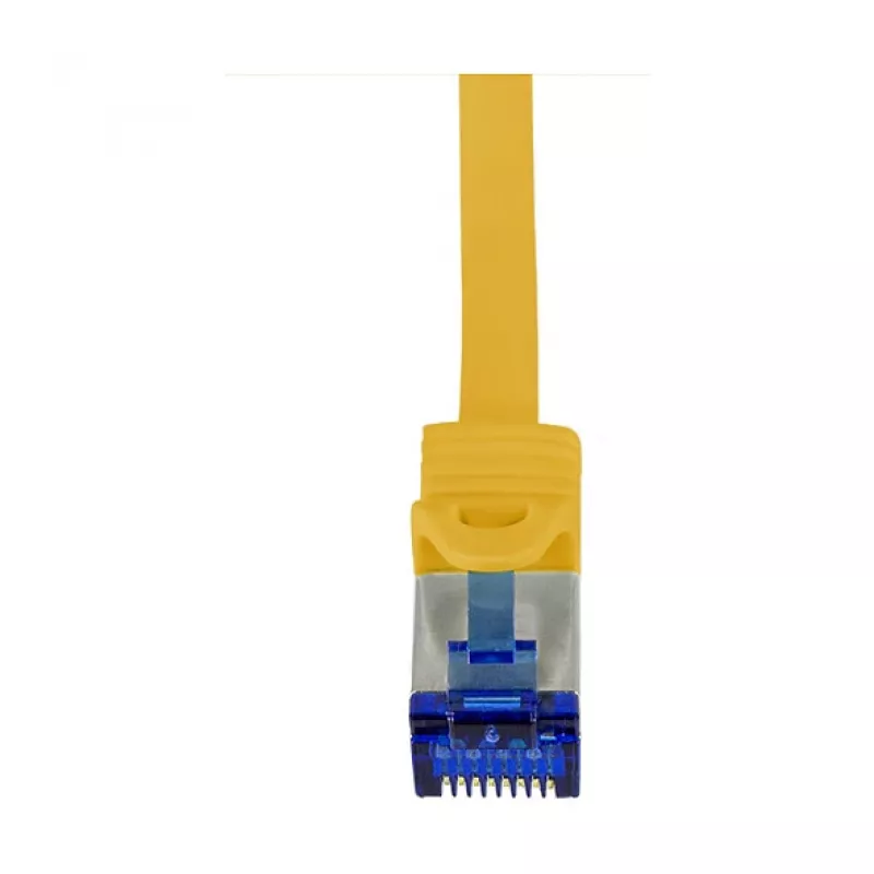 LogiLink Cat.6A S/FTP Ultraflex patchkaabel, GHMT sertifitseeritud, kollane, 0,25 m