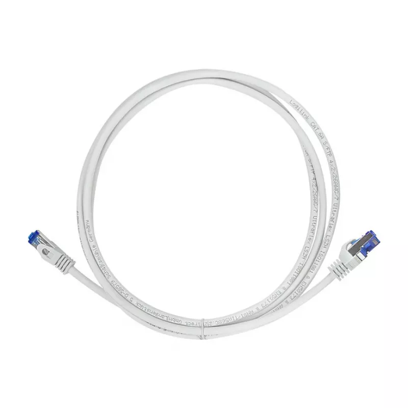 LogiLink Cat.6A S/FTP Ultraflex patch-kaabel, hall, 1,0 m, GHMT sertifitseeritud