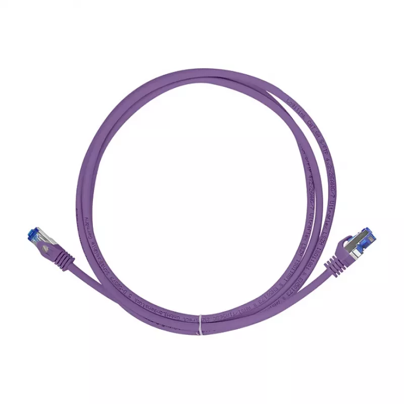 LogiLink Cat.6A S/FTP Ultraflex patch-kaabel, lilla, 1,0 m, GHMT sertifitseeritud