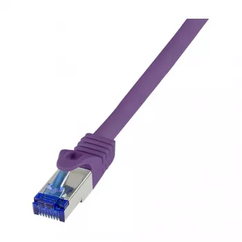 LogiLink Cat.6A S/FTP Ultraflex patch-kaabel, lilla, 1,0 m, GHMT sertifitseeritud