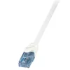 LogiLink Cat.6A U/UTP Etherneti patch-kaabel, RJ45, 0.1m, valge