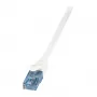LogiLink Cat.6A U/UTP Etherneti patch-kaabel, RJ45, 0.1m, valge
