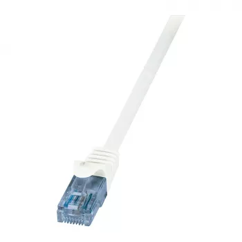 LogiLink Cat.6A U/UTP Ethernet patch-kaabel, RJ45, 0,25 m, valge