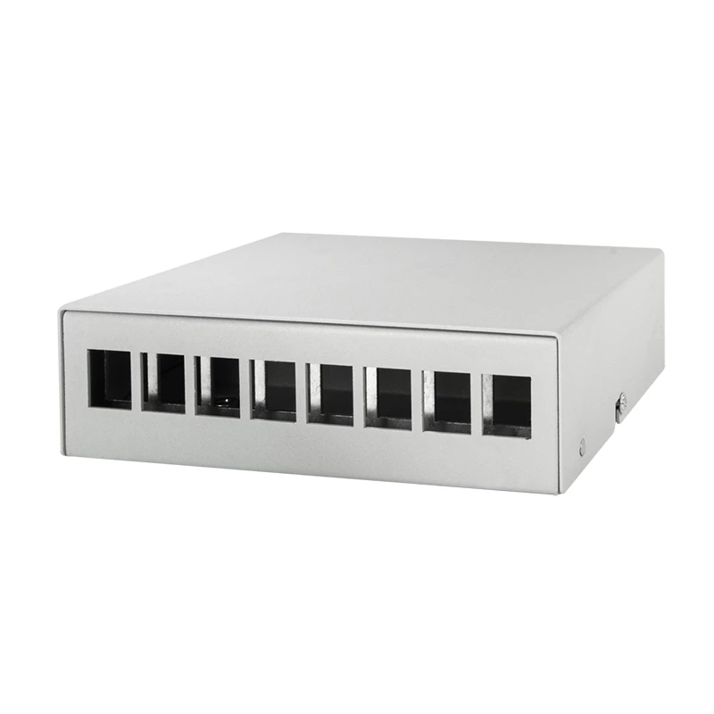 Logilink koondpunkti karp 8-pordiline, laua/seina/liistu paigaldus, hall