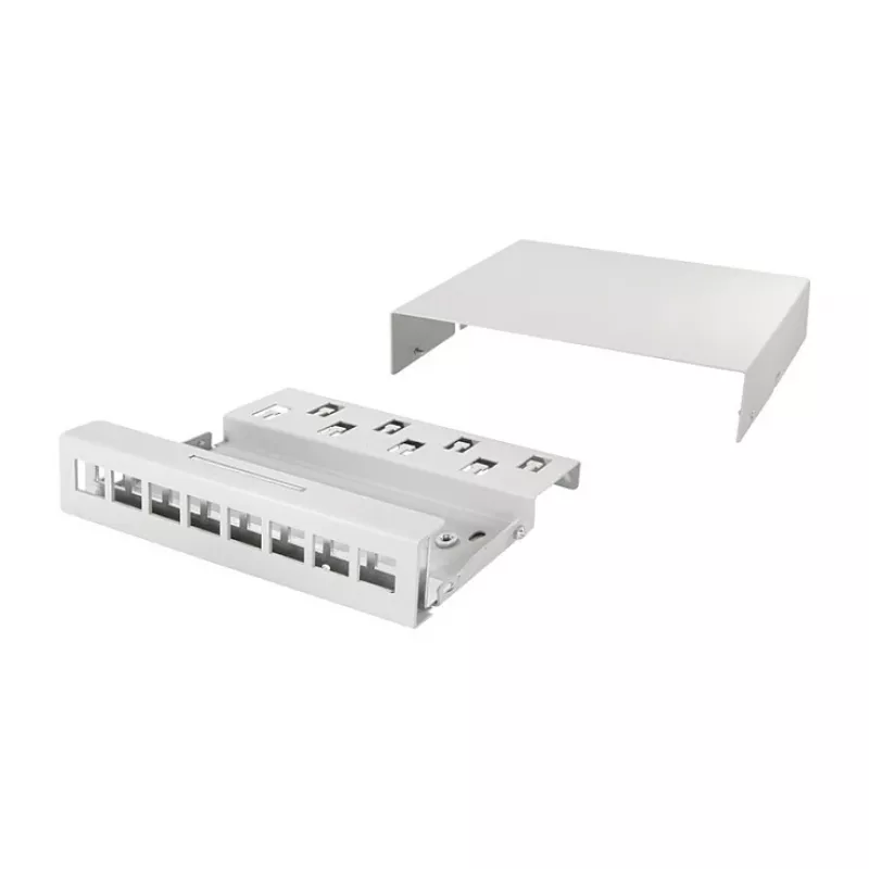 Logilink koondpunkti karp 8-pordiline, laua/seina/liistu paigaldus, hall
