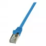LogiLink CP1026S Cat 5e F/UTP RJ45 patch-kaabel, 0,5 m, sinine, snagless