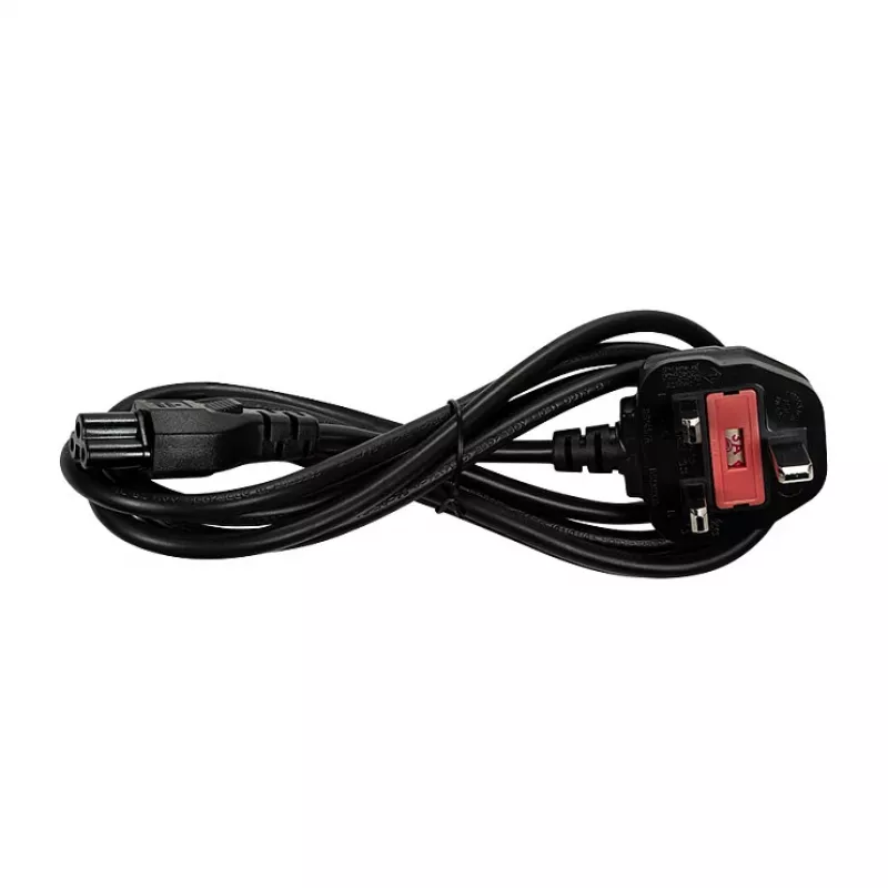 Logilink CP120 toitekaabel, BS 1363 (UK) – IEC C5, must, 1,8 m