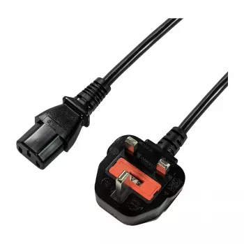 Logilink CP121 toitekaabel - BS 1363 (UK) IEC C13, 1,8 m, must