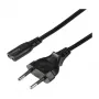 LogiLink CP145 toitekaabel Europlug to IEC C7 1.8 m must