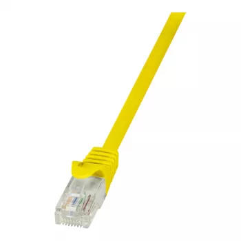 LogiLink CP2017U Cat.6 U/UTP patch-kaabel, 0,25 m, kollane, Snagless RJ45