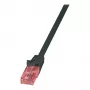 LogiLink CQ2013U CAT 6 U/UTP Patch-kaabel, 0,25 m, must, LSZH, Snagless