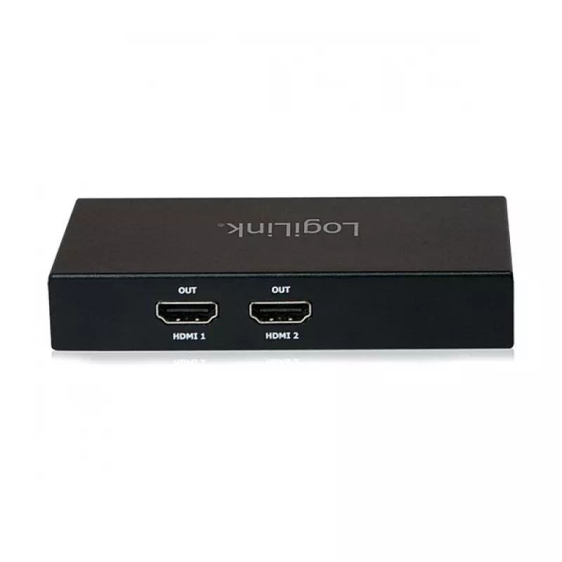 LogiLink DisplayPort Jaotur 1x2 Mini DP 2x HDMI-ks 4K 30Hz HDCP