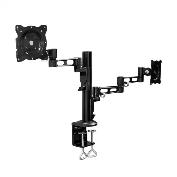 LOGILINK Kahe monitori alus 13-26 tolli, alumiinium, must