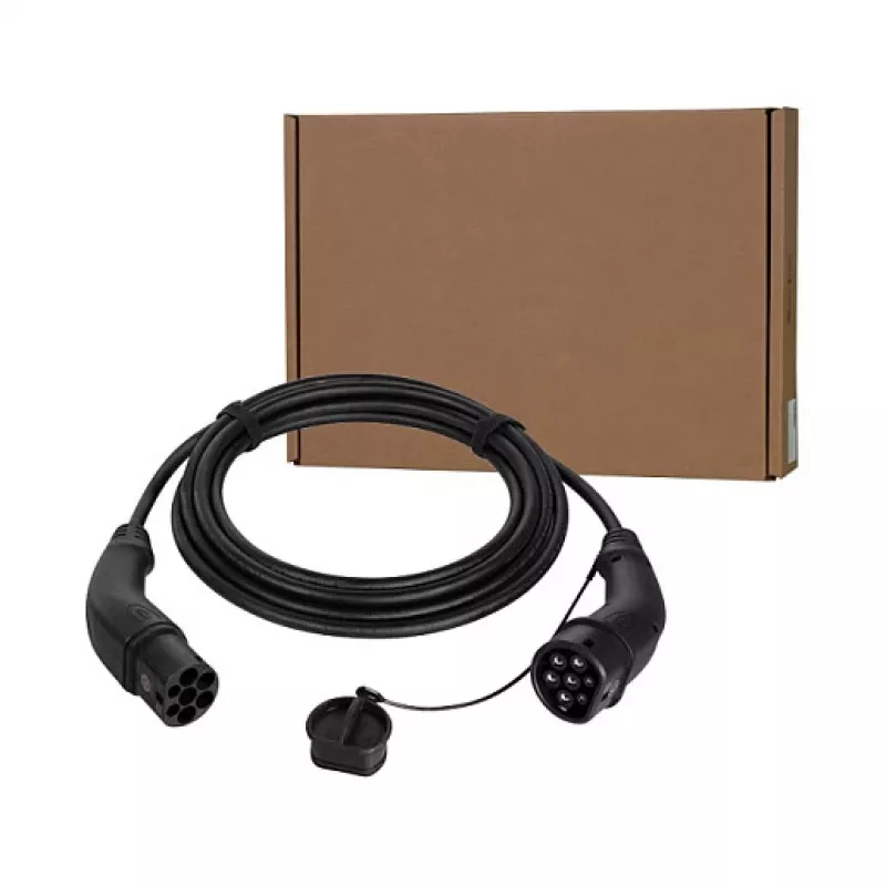 LogiLink elektriauto laadimiskaabel tüüp 2, 11 kW, 3-faasiline, 20 A, 10 m, must