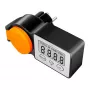 LogiLink energiakulu mõõtur välistingimustesse, IP44 pritsmekindel, 16A, 3680W, Schuko, LCD