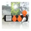 LogiLink energiakulumõõtur 3 välise pistikupesaga, IP44, Schuko, 3680 W