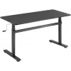 LogiLink EO0027 reguleeritava kõrgusega töölaud, 140 × 60 cm, must