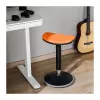 LOGILINK EO0071 Ergonoomiline reguleeritava kõrgusega kõikuv väljaheide, oranž – 120 kg kandevõime, gaasivedru