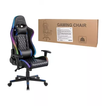LogiLink EO0076 Mängitool RGB-valgustusega, nimmetoega, must/sinine