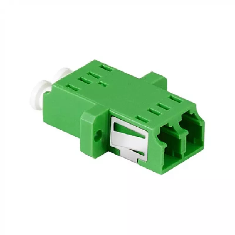 LogiLink FA02LC6 Fiiberoptiline adapter LC Duplex – äärikuga kinnitus, roheline (12 tk pakis)