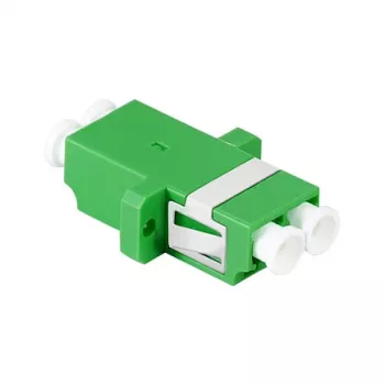 LogiLink FA02LC6 Fiiberoptiline adapter LC Duplex – äärikuga kinnitus, roheline (12 tk pakis)