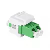 LogiLink FA03LC5 LC Duplex Fiiberadapter, äärikuta, roheline – 12 tükki