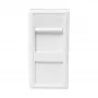 LOGILINK Prantsuse esipaneeli modulaarne sisestus 22.5x45 mm, valge