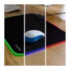 LOGILINK ID0183 mänguhiirematt RGB LED-iga, 350x260mm, 3mm pehme, must