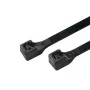 LogiLink KAB0001B standard kaablisidemed, 10 cm, must, nailon, pakk 100 tk