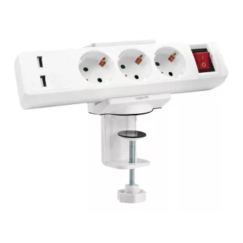 LOGILINK KAB0067 Lauaklamber kaablite korrastaja – must teras, 600mm
