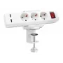 LOGILINK KAB0067 Lauaklamber kaablite korrastaja – must teras, 600mm
