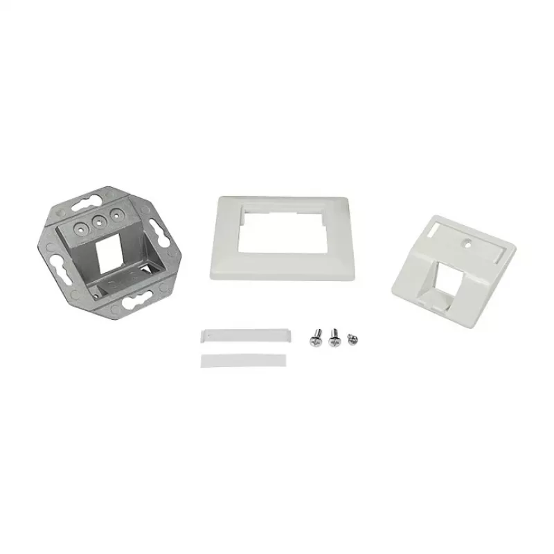 LogiLink Keystone esipaneel 45° 1 moodulile, puhas valge