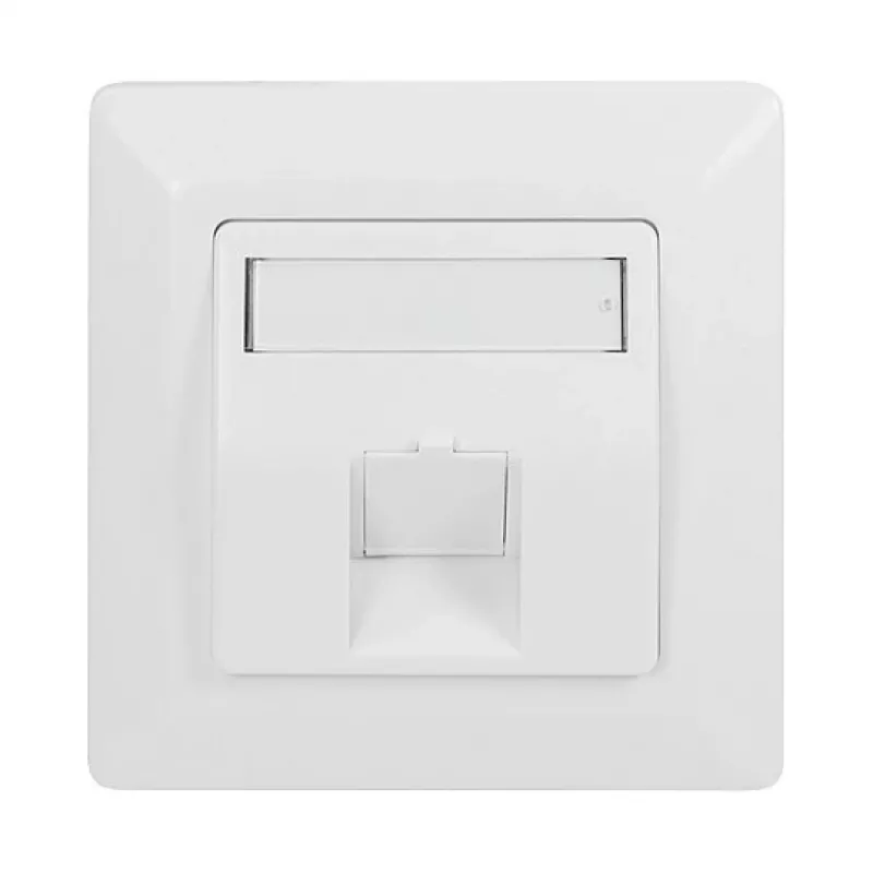 LogiLink Keystone kate 45° 1 moodulile, signaalvalge