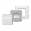 LogiLink Keystone esipaneel 2 moodulile, eenduv, UP/50, puhas valge