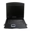 LOGILINK LC902GE KVM Console 19-tollise LCD-ekraaniga, VGA, Saksa klaviatuuripaigutusega