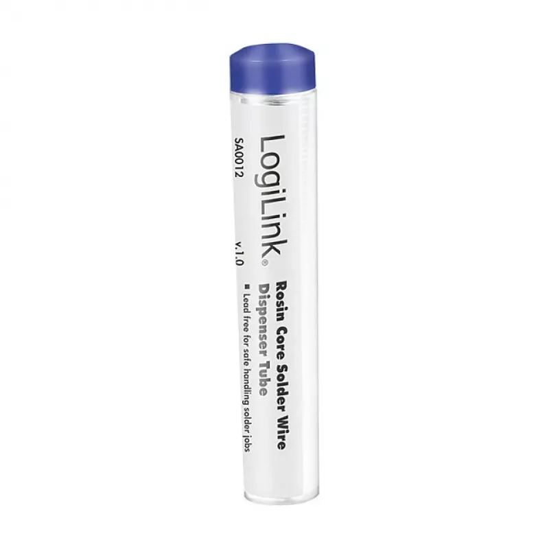 LogiLink pliivaba hõbedat sisaldav jootetraat Sn99.3Cu0.7, 1 mm, 12.5 g jaoturiga karp