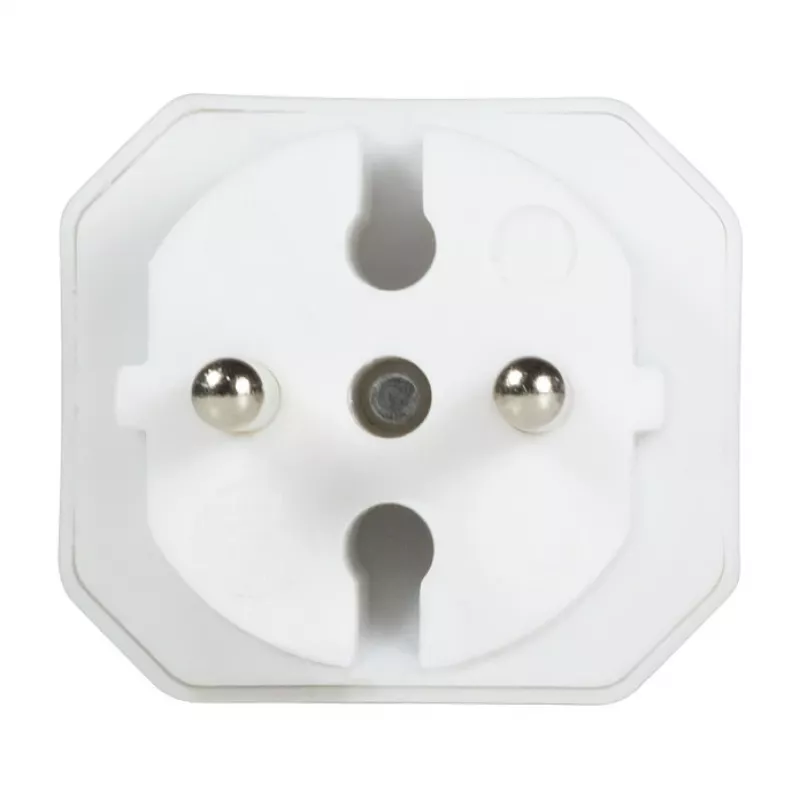 LogiLink LPS218 Euro pistikupesa adapter 2 pesaga, valge
